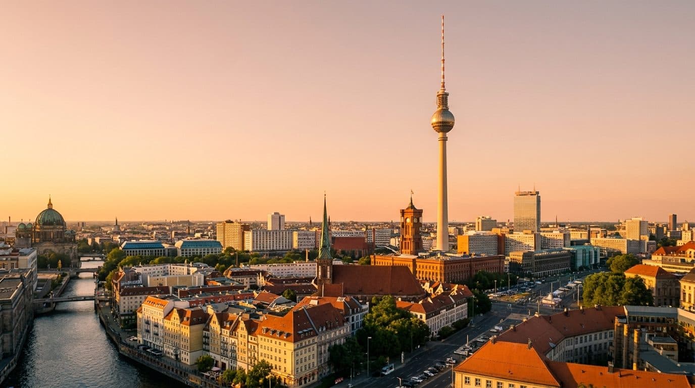 KI-generierte Stadtansicht von Berlin