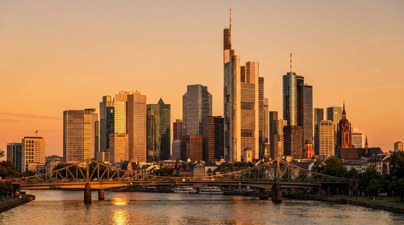 KI-generierte Stadtansicht von Frankfurt am Main