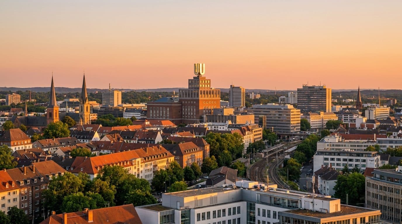 KI-generierte Stadtansicht von Dortmund