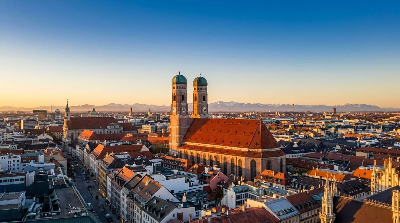 KI-generierte Stadtansicht von München